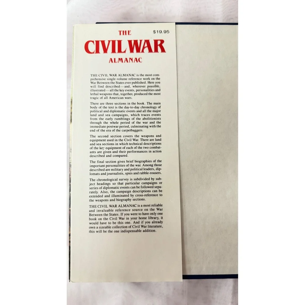 The Civil War Almanac Hardcover Henry Steele Commager Gallery Books 1983 Book